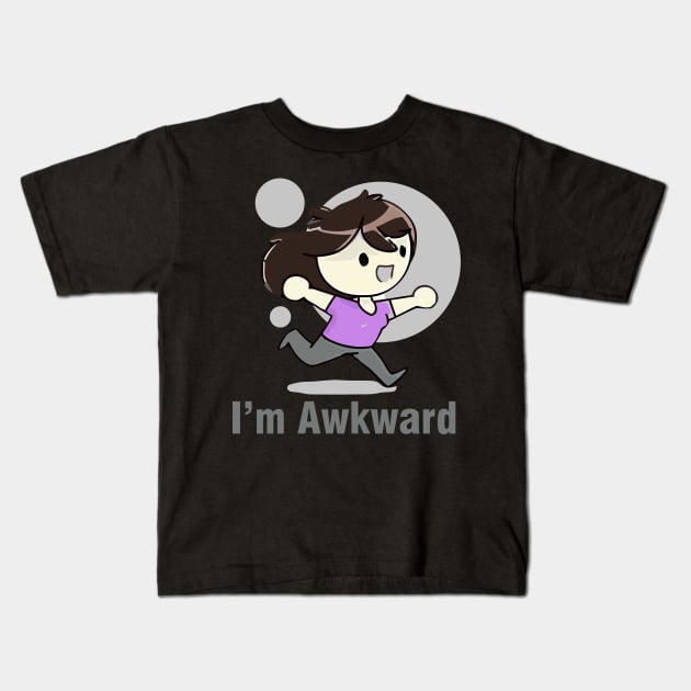 awk ward Kids T-Shirt by creatororojackson